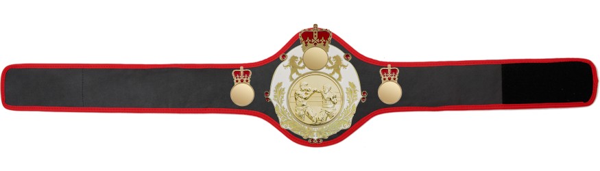 QUEENSBURY PRO LEATHER BOXING CHAMPIONSHIP BELT - QUEEN/W/G/BOXG - + 10 COLOURS